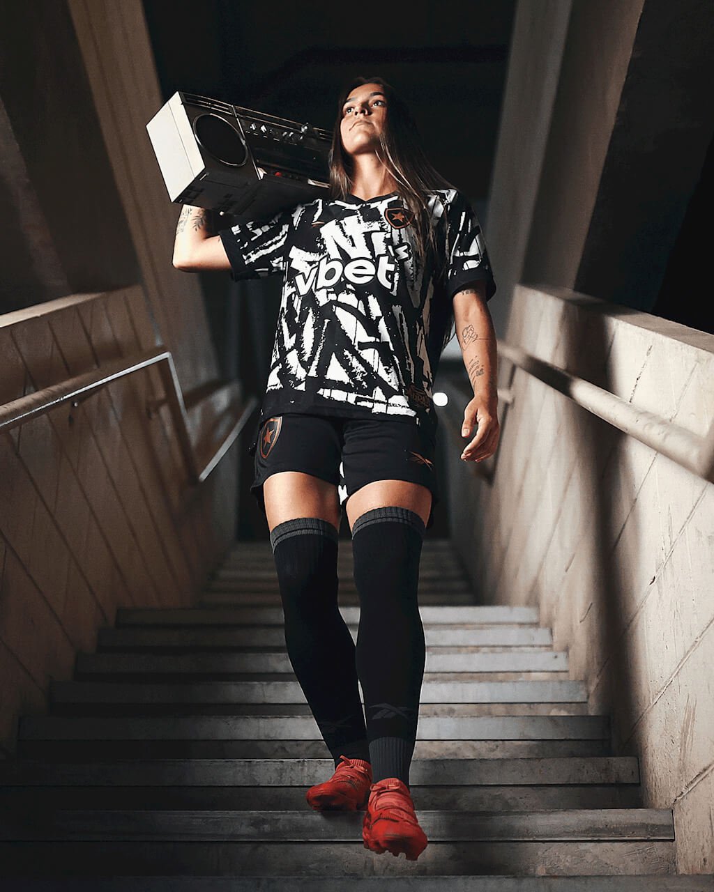 Camisa Botafogo Alternativa 2025 2026 Feminina Preta